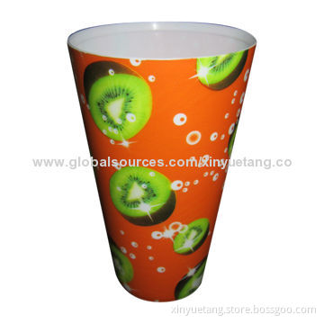 Promotional Plastic Drink Cup with Full Color Printing